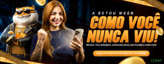 Canal oficial da 111bet no Telegram